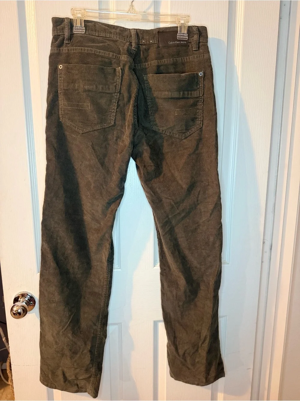 Calvin Klein Jeans Men's Corduroy Pants - green/brown